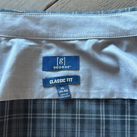 Men's Plaid Shirt - Gray - Picture 2 of 3